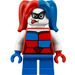 LEGO Harley Quinn with Tongue Out and Short Legs Minifigure