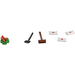 LEGO Harry Potter Adventskalender 76390-1 Subset Day 4 - Broom, Shovel, Letters &amp; Wreath