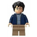 LEGO Harry Potter with Dark Blue Jacket and Dark Tan Legs Minifigure