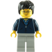 LEGO Harry Potter s Dark Modrá Bunda Minifigurka