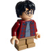 LEGO Harry Potter with Dark Red Plaid Shirt and Dark Tan Legs Minifigure
