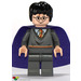 LEGO Harry Potter med Dark Stone grå Gryffindor och Violett Kappa Minifigur