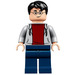 LEGO Harry Potter mit Grau oben Minifigur