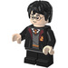 LEGO Harry Potter med Gryffindor Robe Open och Korta ben (Flin / Open Mun Smile) Minifigur