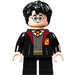 LEGO Harry Potter med Gryffindor Robe Open og Korte ben (Grin / Scared) Minifigur