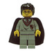 LEGO Harry Potter con Gryffindor Escudo Torso, Luz Gris Piernas, y a Negro Capa con Estrellas Minifigura