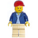 LEGO Harvester Driver Minifigure with Short Cap