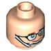 LEGO Head with Glasses (Recessed Solid Stud) (3626 / 25040)