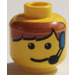 LEGO Head with Headset (Safety Stud) (3626)