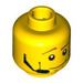 LEGO Head With Headset (Safety Stud) (3626 / 86701)