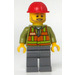 LEGO Heavy-Haul Vlak Worker Minifigurka