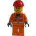 LEGO Heavy Machine Driver Figurine