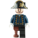 LEGO Hector Barbossa Minifigur mit Pegleg
