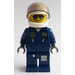 LEGO Helicopter Pilot with White Helmet Minifigure