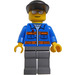 LEGO Hubschrauber Transport Worker Minifigur