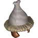 LEGO Helmet with Brim with Reddish Brown Side Flaps and Silver Top with Spade  (16188)