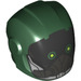 LEGO Helmet with Smooth Front with Black mask with Yellow Eyes (28631 / 34664)