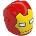 LEGO Helmet with Smooth Front with Iron Man Juniors Mask (28631 / 106849)