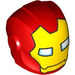 LEGO Casque avec Smooth De Affronter avec Iron Man Juniors Masquer (28631 / 106849)