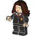 LEGO Hermione Granger con Negro Gryffindor Sudadera y Ojos cerrado Minifigura