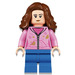 LEGO Hermione Granger с Розово Muddy Суичър с качулка Минифигурка