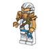 LEGO Hero Zane mit Clip auf Der Rücken Minifigur