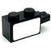 LEGO Hinge Brick 1 x 2 with Horizontal Finger with Mirror (Both Sides) Sticker (30541)