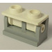 LEGO Hinge Brick 1 x 2 with White Top Plate (3937 / 3938)