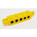 LEGO Scharnier Steen 1 x 4 Vergrendelings Dubbele met 5 Zwart Gaten Sticker (30387)