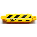 LEGO Hinge Brick 1 x 4 with Fingers with Black and Yellow Danger Stripes and '5T' Sticker (30387)
