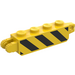 LEGO Hinge Brick 1 x 4 with Fingers with Black Stripes (30387 / 84239)