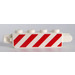 LEGO Hinge Brick 1 x 4 with Fingers with Red Stripes on Both Sides (30387 / 84238)