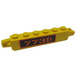 LEGO Scharnier Steen 1 x 6 Vergrendelings Dubbele met &#039;7739&#039; Sticker (30388)