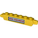 LEGO Hinge Brick 1 x 6 Locking Double with &#039;MAX. 250.000 $&#039; Sticker (30388)