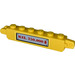 LEGO Hinge Brick 1 x 6 with Fingers with 'MAX. 250.000 $' Sticker (30388)