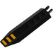 LEGO Hinge Plate 1 x 8 with Angled Side Extensions with 3 Bright Light Orange Stripes Sticker (30407)