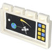 LEGO Hinge Tile 2 x 4 with Ribs with Satellite and Earth Sticker (2873)