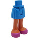 LEGO Hanche avec Basic Incurvé Skirt avec Pink Shoes Charnière mince (2241)