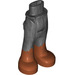 LEGO Hanche avec Pants avec Dark Orange Boots (35642)