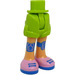 LEGO Hanche avec Rolled En haut Shorts avec Pink shoes avec charnière mince (36198)