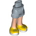 LEGO Hip with Rolled Up Shorts with Yellow Shoes with Thick Hinge (11403)