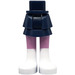 LEGO Hip with Short Double Layered Skirt with Bright Pink Legs and White Boots (92818)