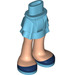LEGO Hanche avec Court Double Layered Skirt avec Light Flesh Jambes et Dark Bleu Shoes (35629 / 92818)
