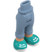 LEGO Heup met Kort Broek met Turquoise Shoes (101347)