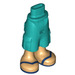 LEGO Heup met Shorts met Cargo Pockets met Blauw Sandals (2268)