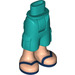 LEGO Heup met Shorts met Cargo Pockets met Blauw sandals (26490)