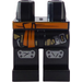 LEGO Heupen en benen met Knee Pads en Oranje Sash (3815)