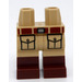 LEGO Hips and Legs with Reddish Brown Boots and Belt, Two Pockets (73200)
