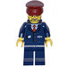 LEGO Holiday Zug Conductor Minifigur