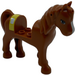 LEGO Paard met Wit Voorkant met Bandage Sticker (93085)